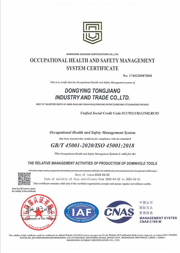 職業健康安全管理體系認證（英文）
